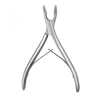 Single-joint bone rongeurs (curved)