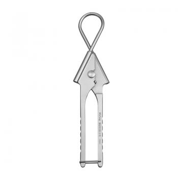 Hollow wire guide forceps